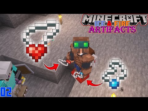 Minecraft:Ice & Fire Artifacts ០២ខ្សែករ២ខ្សែ