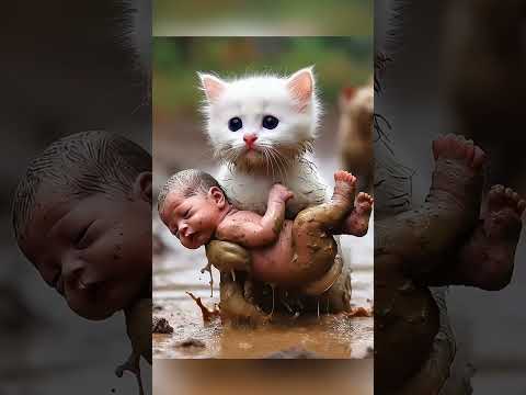 A cat save a kid #cat #shorts #shortvideo #subscribe #story #amen