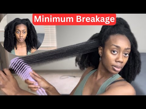 The ULTIMATE Way to Detangle & Pre Poo Natural Hair For Very Little Breakage, & Length Retention