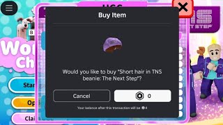 Sniping Short hair in TNS beanie: The Next Step #1033 (Free UGC Limited)
