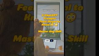 5 ChatGPT Prompts to Master Any Skill #chatgpt #prompts #shortvideo
