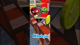 Going Balls - Tomato vs watermelon  🍅🍉- #gaming #arcadechallenge #rollerball4 #ballgame #games #play