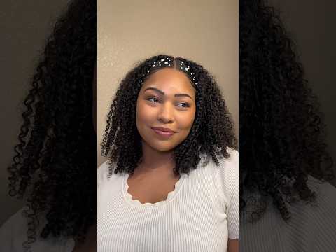 Easy Curly Hairstyle for Prom 2024 #curlyhairstyles #promhairstyles #prom2024 #easyhairstyles