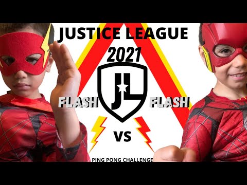 JUSTICE LEAGUE 2021|Ping Pong Olympics|2021 Challenge| Olympic Games 2021|KIDS FUN|KID FLASH| THE CW