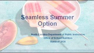 Seamless Summer Option SFA Training February 2026