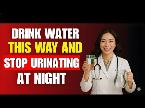 UROLOGIST REVEALS: How to drink water to avoid getting up at night
