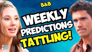 Bold and the Beautiful Weekly Predictions: Dylan TATTLES & Finn GROVELS! | Soap Dirt B&B