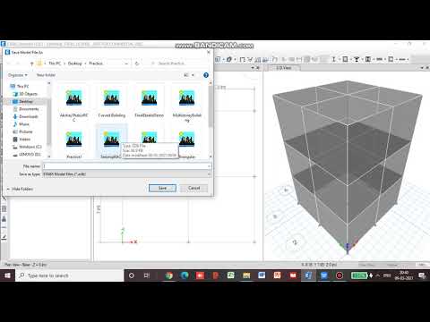 ETABS Tut. Seismic analysis Pt 3 - supports assignment,  Analysis, Design & force Extraction