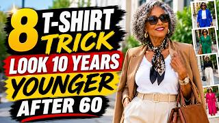 8 T Shirt Styling Tricks That Make Black Women Over 60 Look Chic, Expensive and Timeless