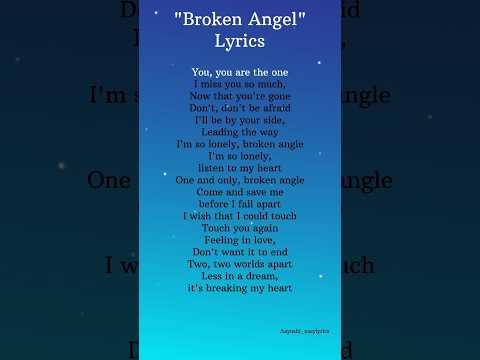 Arash-"Broken Angel" Lyrics (ft.Helena) #songlyrics #songs #shorts