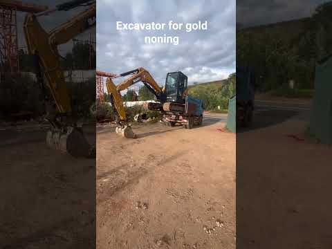excavator for small scale gold miners