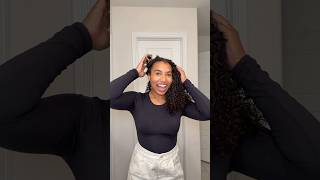 My first braid out #naturalhair #protectivestyles #curlyhair #toddlermom #hairstyle #washroutine