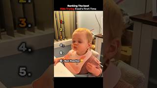 Ranking The best Kid's Trying Food First Time
