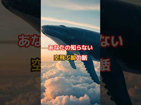 感動！空飛ぶ鯨の美しい伝説#都市伝説  #怪現象 #怖い話