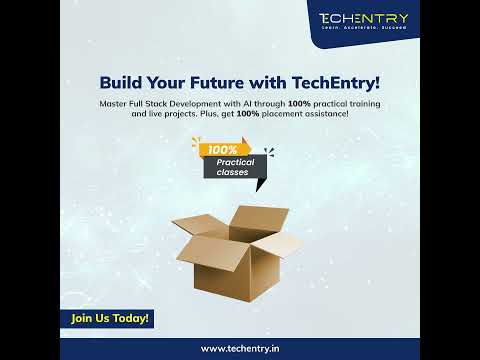 Master Full Stack & AI with 100% Practical Training | TechEntry's Career-Boosting Program!