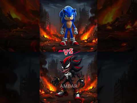 Sonic vs Shadow Venom.. #shorts #sonic #battle #shadow