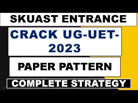 complete strategy to crack  skuast entrance test 2023 |Basit NAZIR #study mentos