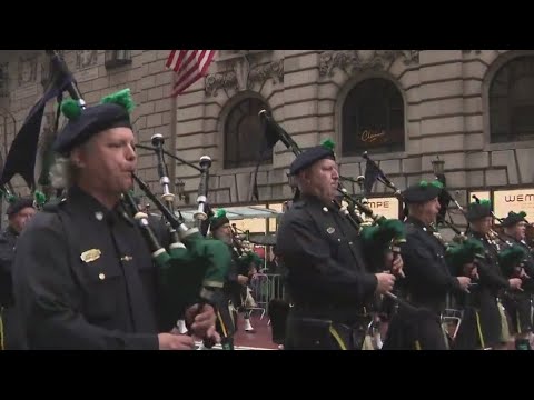 NYC celebrates rainy St. Patrick's Day Parade