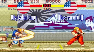 FT5 @sf2hf: Digitalinfamy (US) vs ((be-careful)) (US) [Street Fighter II HF Fightcade] Dec 26