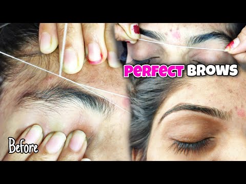 Perfect Eyebrow Threading Tutorial | Get Flawless Brows at Home!