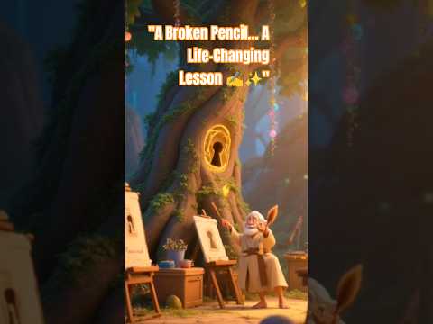 "A Broken Pencil… A Life-Changing Lesson ✍️✨"#nevergiveup #motivation #storytime #shorts #short