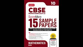 SAMPLE PAPER OF BASIC MATHMATICS CLASS 10TH || CBSE BOARD 2024-25 || @KAVITA EDUCATION CHANNEL