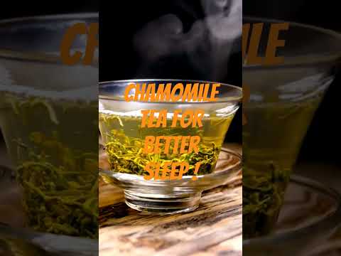 Chamomile Tea for Better Sleep | Health Hub | #naturalremediesforsleep