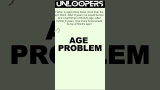 APTITUDE TRICKS AGE PROBLEM #mathproblems #tricksandsolutions #maths #aptitude