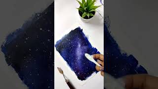 Easy Galaxy painting | painting for beginners #art #painting #tutorial