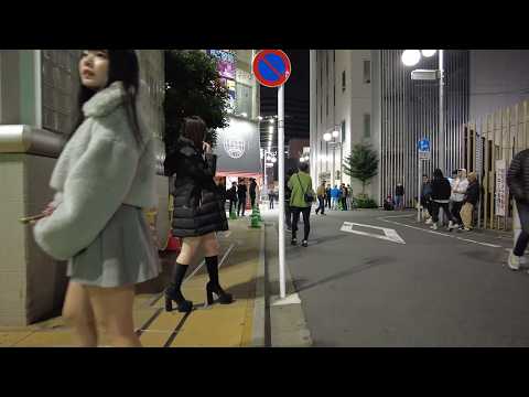 夜の大久保公園・新宿歌舞伎町をお散歩！Night Walk in Tokyo, Relaxing Walk Japan, Shinjuku Kabukicho, Okubo Park Tour