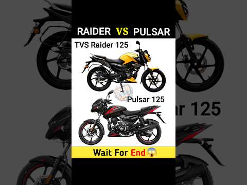 Raider Vs Pulsar | Full Comparison || #shorts #raider #tvs #pulsar #bajaj #bike #adventure