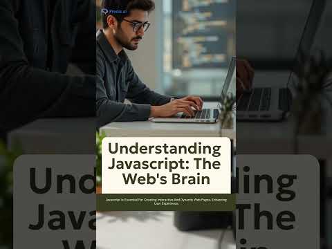 JavaScript is often described as the brain of the web  #frontendcourse #javascript
