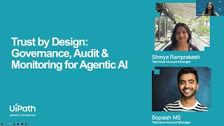 Session 2/3: Trust by Design: Governance, Audit & Monitoring for Agentic AI