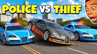 Bugatti Police VS Bugatti Thief 😱| Extreme Car Driving Racing 3D 🚨|