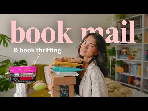 Open book mail & come book shopping with me📚💌  (at thrift stores)