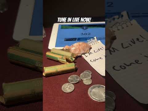 I’m live! Coin hunting #silver #coins #preciousmetal