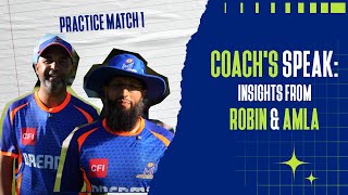 Practice Match 1: Insights from Robin Peterson & Hashim Amla | Coaches Speak | MI Cape Town
