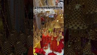 Ganpati Decoration Market in Pune | Wholesale Market | Raviwar Peth | #ytshorts #pune #ganpati