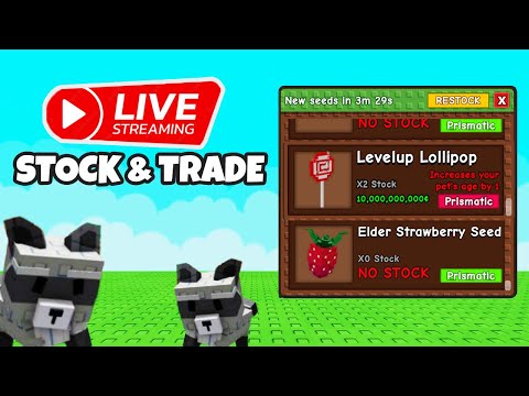 GROW A GARDEN STOCK AND TRADE 24/7 🔴 LIVE (WEATHER + REALTIME!)