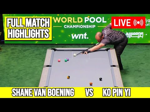 Shane Van Boening vs Ko Pin Yi ( PART 1 ) FULL MATCH Highlights | World Pool Championship 2025