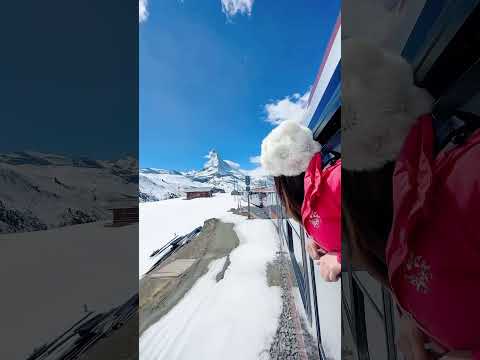 猜猜我會轉頭嗎？🤣 #瑞士 #策馬特 #馬特洪峰 #齒輪火車 #zermatt  #matterhorn #switzerland
