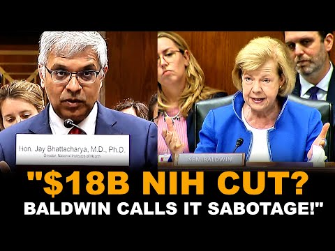 "Sen. Baldwin Exposes ‘Funny Math’ Behind NIH Budget Cuts – $18B Slash Sparks Fury"