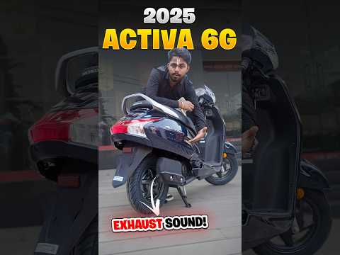 New Activa 6G का Exhaust Sound Change हो गया? 💥| #shorts