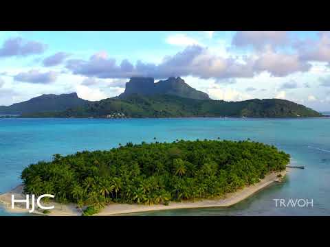 Uplifting Ambient Flyover - Motu Tane Island - Bora Bora, French Polynesia 🇵🇫 - 4K Travel