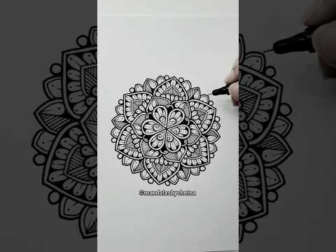 Patterns that Pop: Elevate Your Mandala Design #mandalaart #tutorial