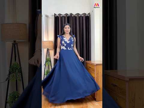 📦 Unboxing Long Maxi Dress | 💙Blue Long Dress | #dressoftheday #longdresses #maxidress #gown