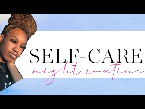 Self care night routine😴🥰