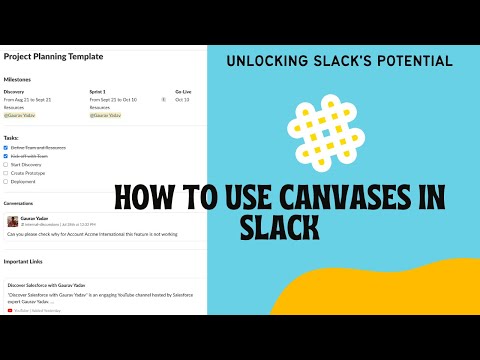 Slack Canvas: How to use canvases in Slack @Slackhq