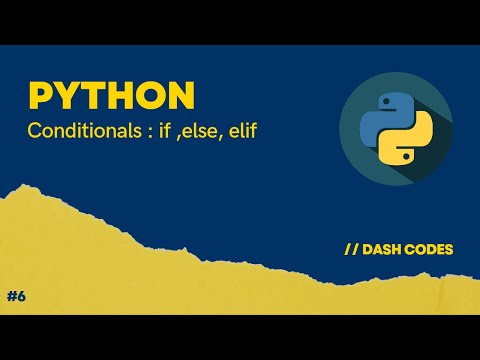 Python tutorials for beginners | Python  conditionals | #6
