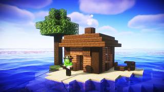 Surviving On a Deserted Island in Minecraft